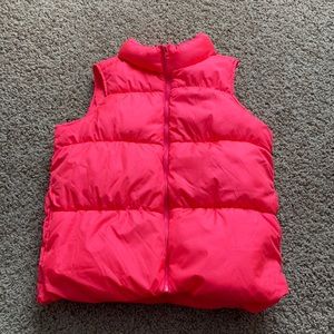 Old Navy Pink puffer vest.